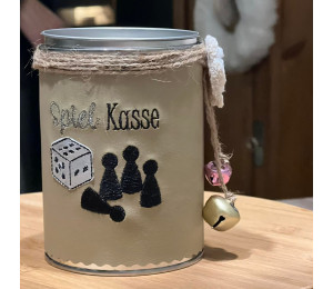 Stickdatei - Spardosenmotiv Spielkasse 